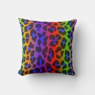 Muster farbige Inspiration Retro Tiger Kissen