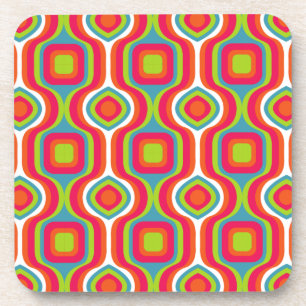 Muster Farbige Stylische Geometrische Vintage Süße Getränkeuntersetzer