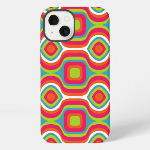 Muster Farbige Stylische Geometrische Vintage Süße iPhone 13 Hülle