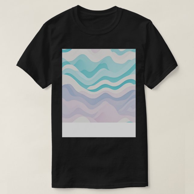 Muster flache Illustration Bright Isometric Pastel T-Shirt (Design vorne)