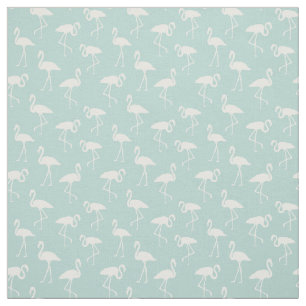 Muster Flamingos, Flamingo Muster, Blau Stoff