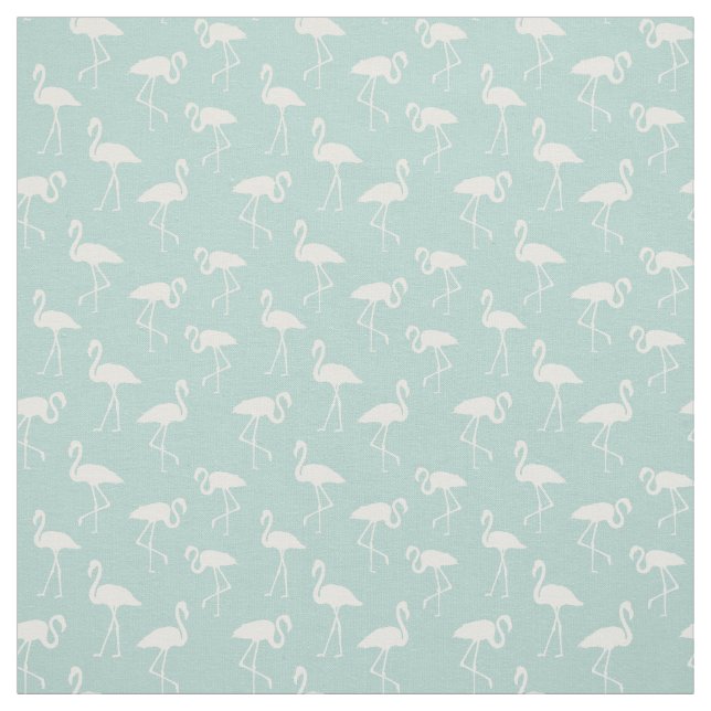 Muster Flamingos, Flamingo Muster, Blau Stoff (Muster)