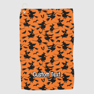 Muster fliegender Hexen Golfhandtuch