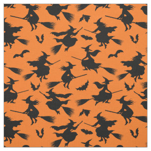 Muster fliegender Hexen Stoff