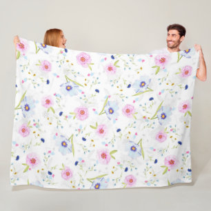 Muster Floral Fleece Blanket