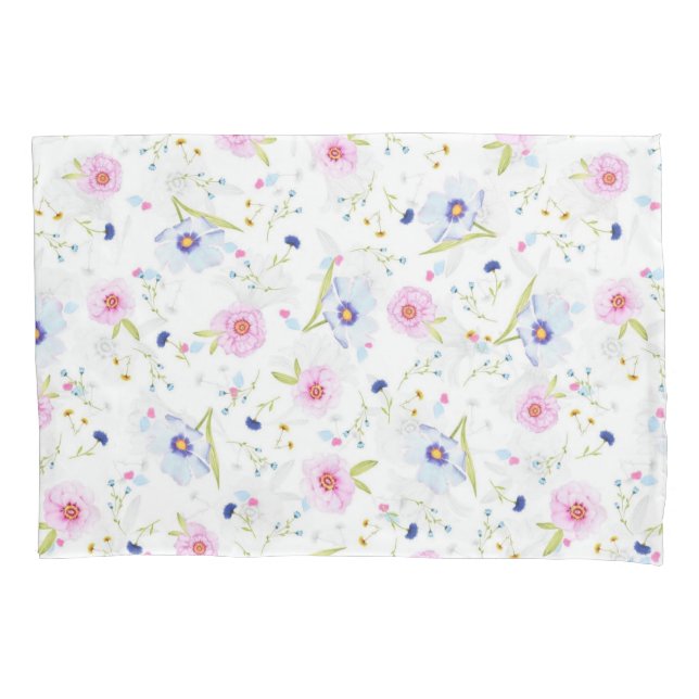 Muster Floral Pillow Case Kissenbezug (Vorderseite)