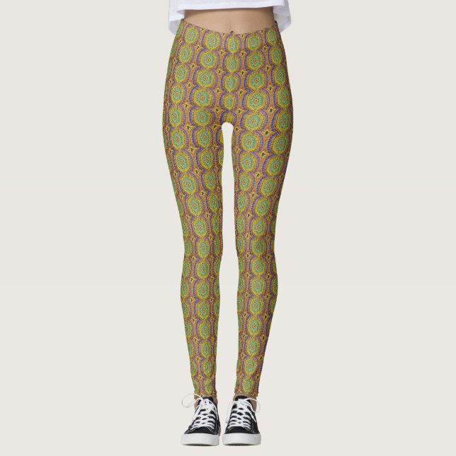Muster Frauen-Leggings Leggings (Vorderseite)