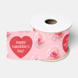 Muster Frohes Valentinstag 2023 Hintergrund Ripsband