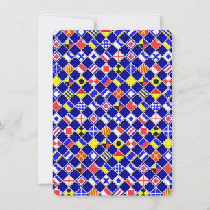 Muster für 3D-Effekt Sichtbare eckige Flag-Fliesen