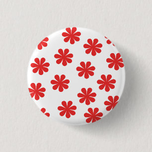 Muster für abstrakte Blume Button