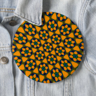 Muster für Abstrakte Blume Button
