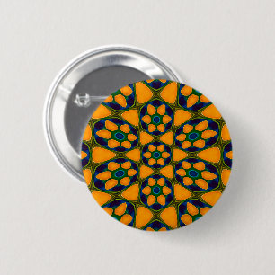 Muster für Abstrakte Blume Button