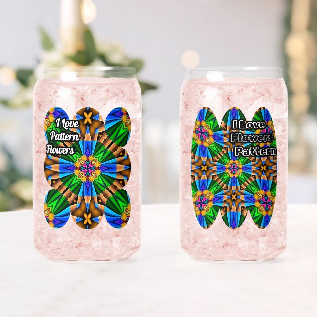 Muster für Abstrakte Blume Dosenglas (Insitu (Hochzeit))