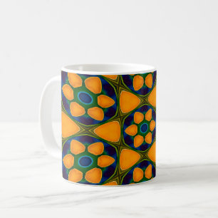 Muster für Abstrakte Blume Kaffeetasse