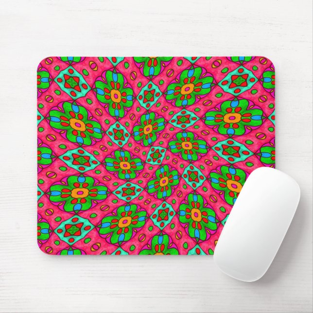 Muster für Abstrakte Blume Mousepad (Mit Mouse)