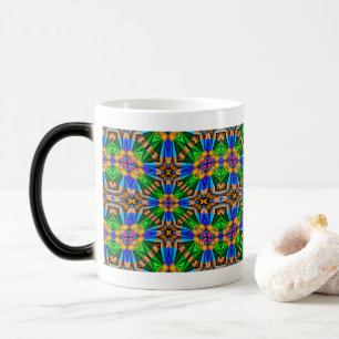 Muster für Abstrakte Blume Verwandlungstasse