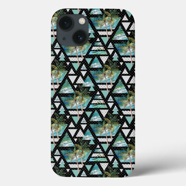 Muster für abstrakte Geometrien Case-Mate iPhone Hülle (Rückseite)