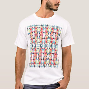 Muster für abstrakte geometrische Tribal-Linien T-Shirt