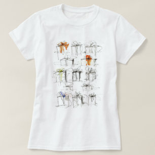 Muster für abstrakte Geschenkboxen T-Shirt