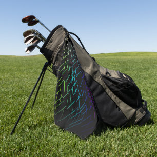 Muster für abstrakte Streifen Golfhandtuch