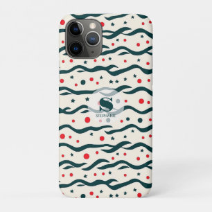 Muster für abstrakte Wavy Lines und geometrische F Case-Mate iPhone Hülle