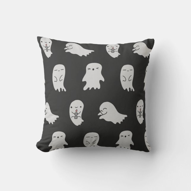 Muster für adorable Ghost Kissen (Vorderseite)