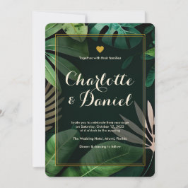 Muster für aktuelle Blätter | Einladung zur Hochze