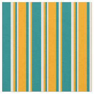 Muster für aquamarine, orangefarbene und Bisken St Stoff