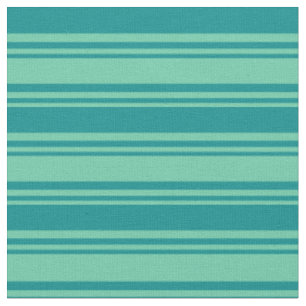 Muster für Aquamarine und dunkle Cyan-Streifen/Lin Stoff