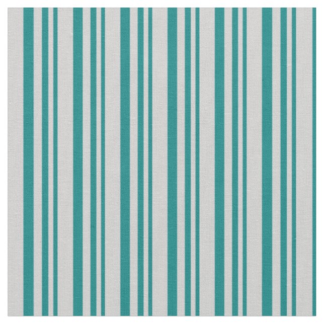 Muster für aquamarine und leichte graue Linien Stoff (Nahaufnahme)