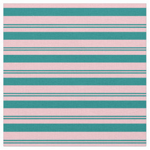 Muster für aquamarine und rosa Linien Stoff