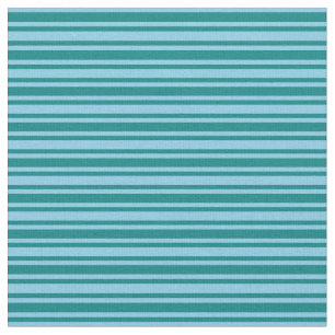 Muster für aquamarine und Sky Blue Stripes Stoff