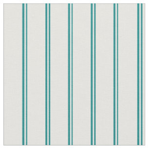Muster für aquamarine und weiße Streifen/Linien Stoff