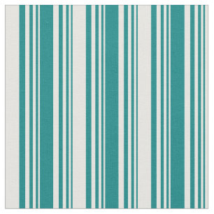 Muster für aquamarine und weiße Streifen Stoff