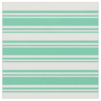 Muster für Aquamarine und weiße Streifen Stoff