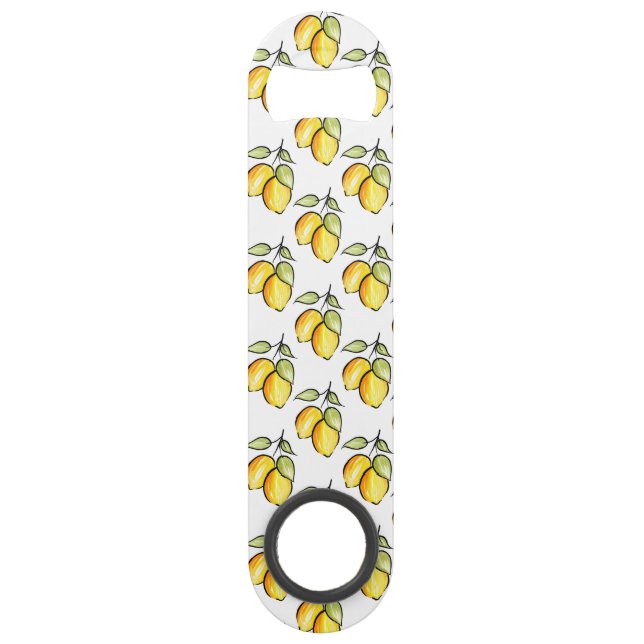 Muster für Aquarellfarben und Tintenklammern Speed Flaschenöffner (Vorderseite)