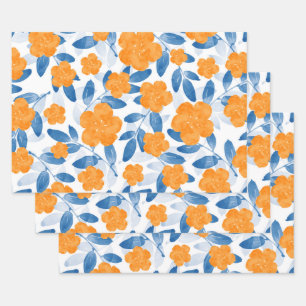 Muster für Aquarellmoore und Blätter