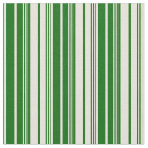 Muster für beige und dunkel grüne Streifen Stoff
