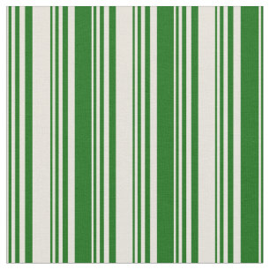 Muster für beige und dunkelgrüne Linien/Streifen Stoff