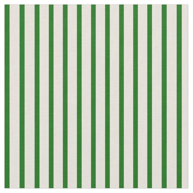Muster für beige und dunkle grüne Linien Stoff (Nahaufnahme)