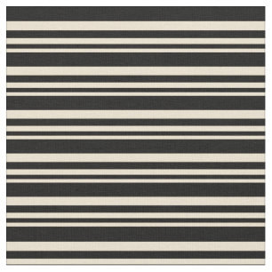 Muster für beige und schwarz gefärbte Linien/Strei Stoff