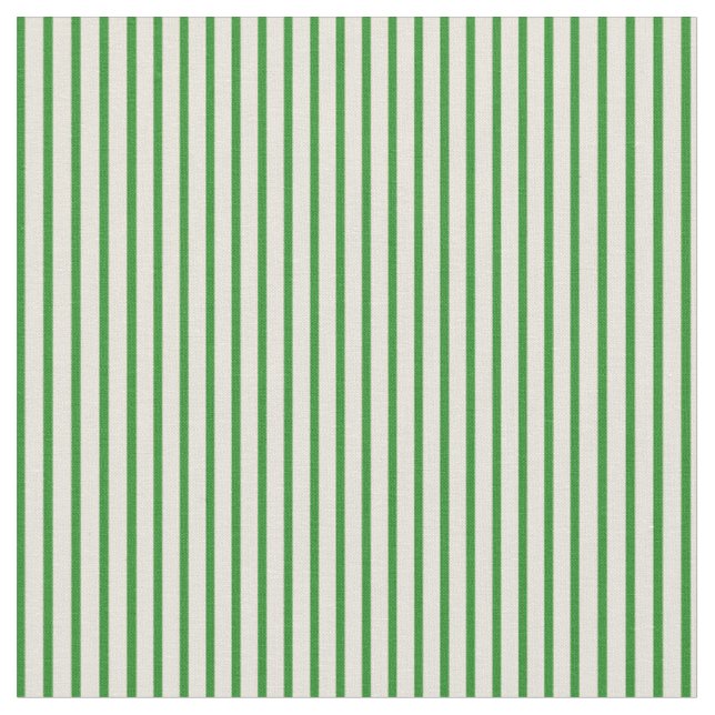 Muster für beige und waldgrüne Streifen Stoff (Nahaufnahme)