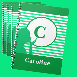 Muster für benutzerdefinierte Streifen Modern mo Notizblock