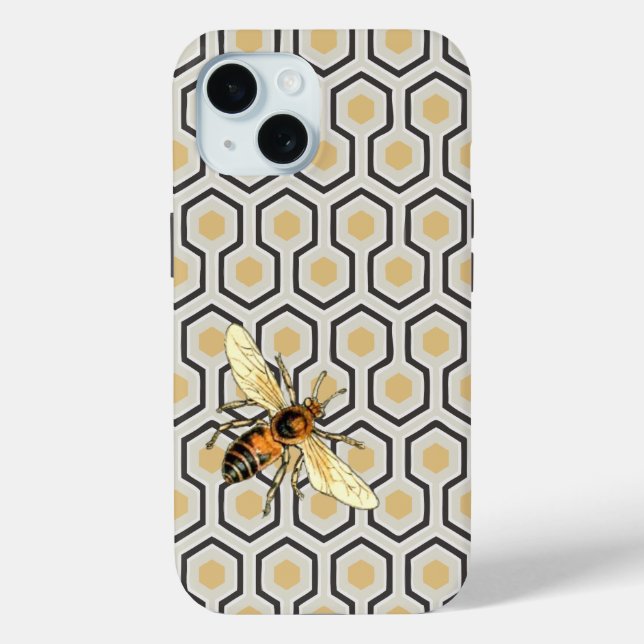 Muster für Bienen und Honeycomb Case-Mate iPhone Hülle (Rückseite)