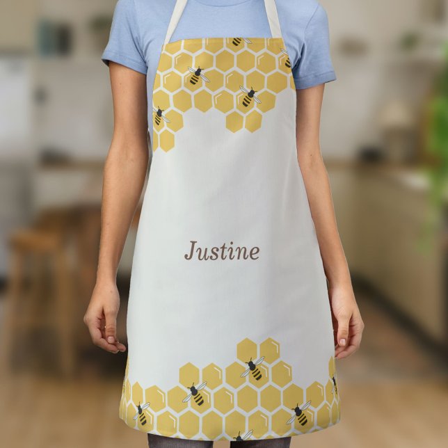 Muster für Bienen und Honeycomb Schürze (Bee and Honeycomb Pattern Apron)