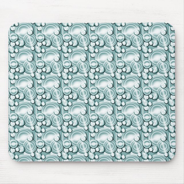 Muster für blaue Kreise Mousepad (Vorne)