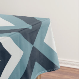 Muster für blaue Quadrate Tischdecke