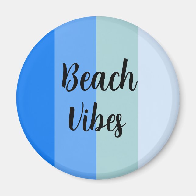 Muster für blaue Streifen Magnet (Vorne)