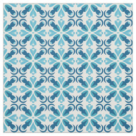 Muster für blaue Tile Stoff