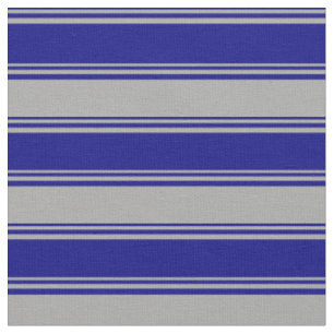 Muster für blaue und dunkelgraue Linien Stoff